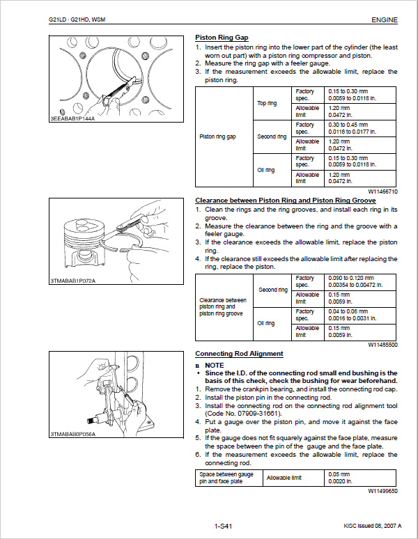 Kubota G21LD, G21HD Mower Workshop Service Manual