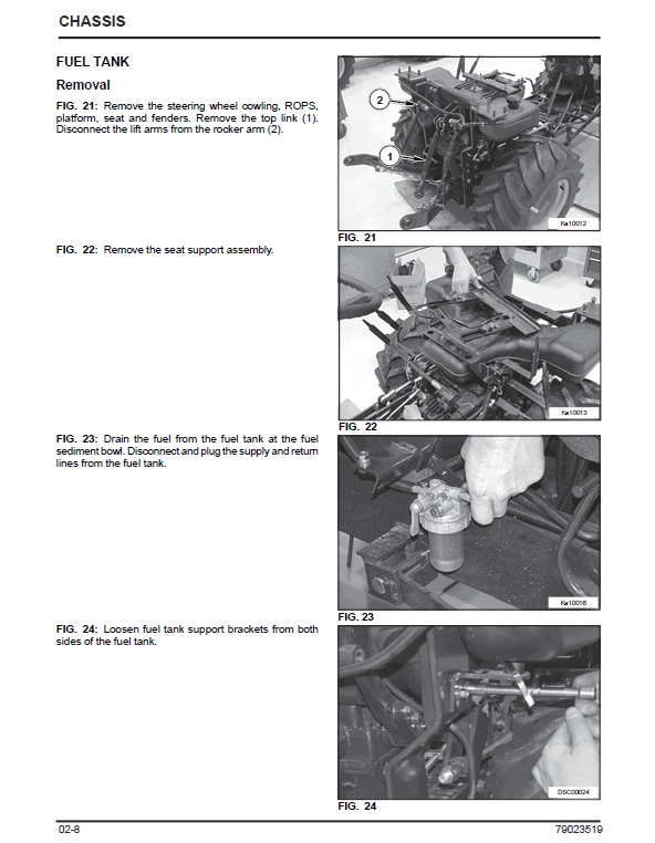 AGCO ST22A Compact Tractor Service Manual Workshop Guide