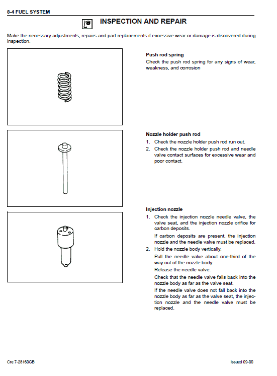 Isuzu 4BG1T and 6BG1T Engines Service Manual Workshop Guide