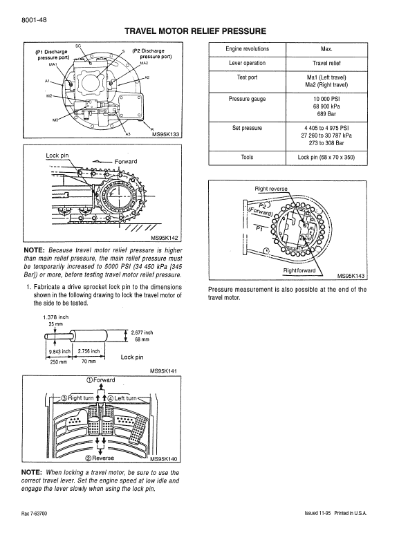 Case 9050B Excavator Service Manual Workshop Guide
