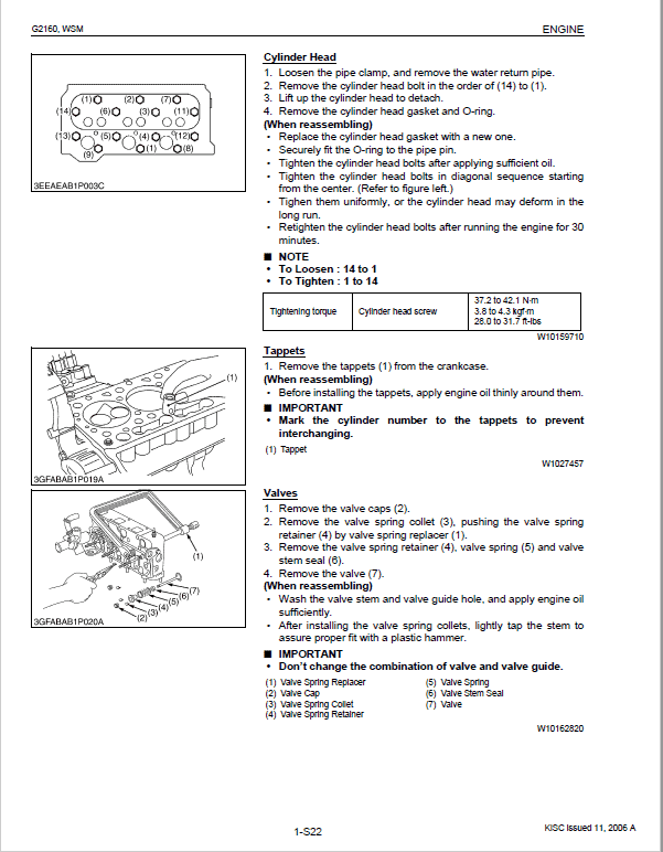 Kubota G2160, G2160-R48S, G2460G Mower Workshop Service Manual