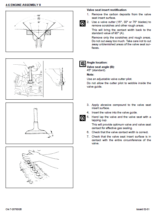 Isuzu AA-4BG1T, AA-6BG1, BB-4BG1T and BB-6BG1T Engines Service Manual Workshop Guide
