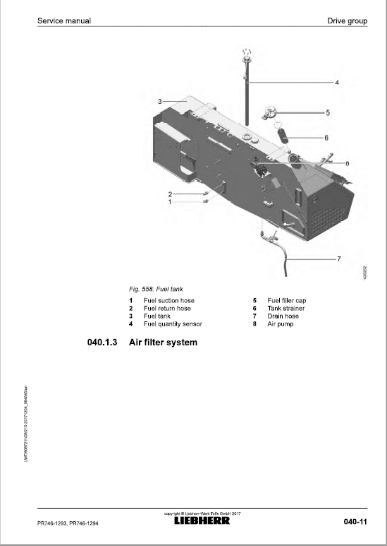 Liebherr PR 746 Crawler Dozer Repair Service Manual