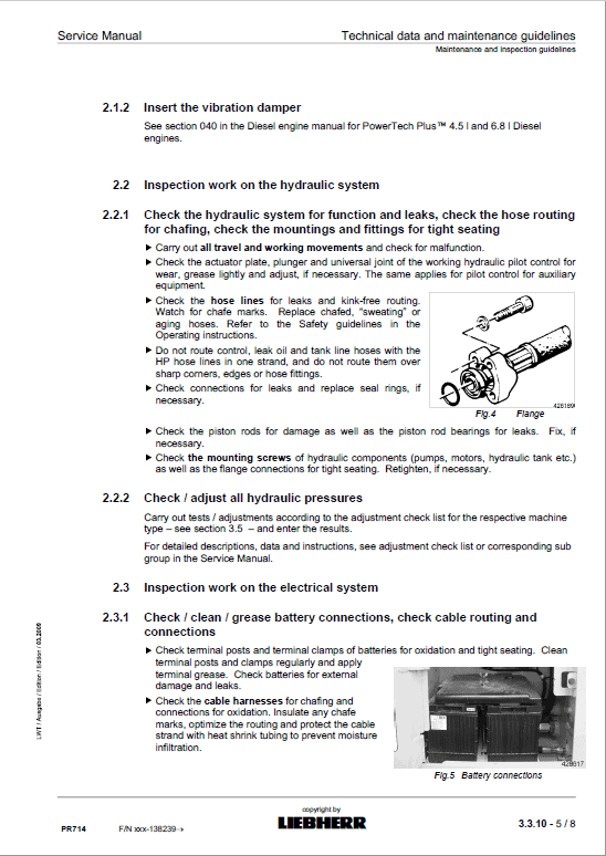 Liebherr PR 714 Crawler Dozer Repair Service Manual
