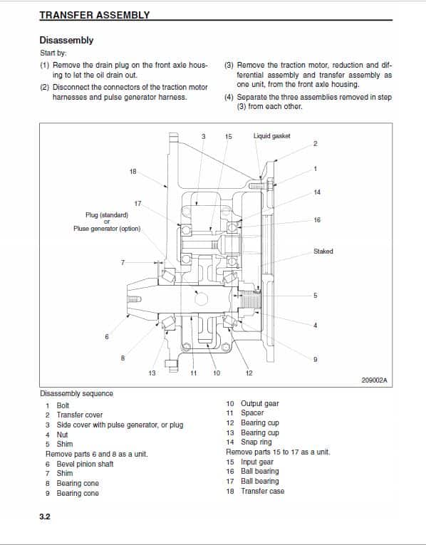 Mitsubishi FBC20K, FBC25K, FBC25KE, FBC25KL, FBC30K Forklift Service Manual