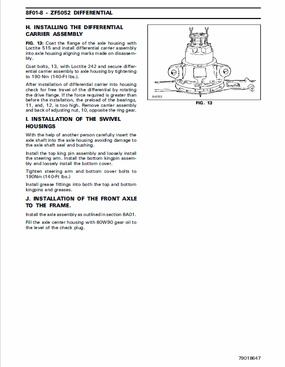 White 8510, 8610, 8710, 8810 Tractor Service Manual Workshop Guide