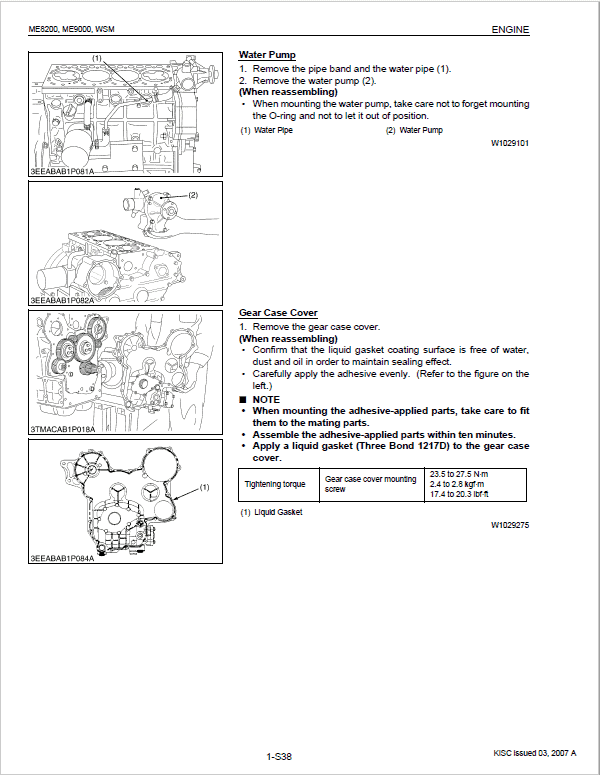 Kubota ME8200, ME9000 Tractor Workshop Service Manual