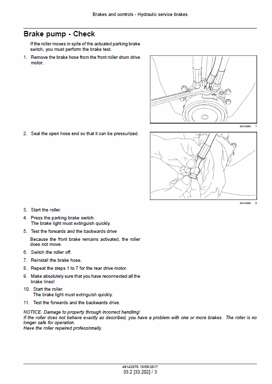 Case DV36, DV45, DV45CC Roller Service Manual Workshop Guide