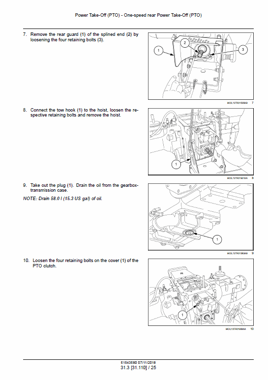 New Holland PowerStar 90, 100, 110, 120 Tractor Service Manual Workshop Guide