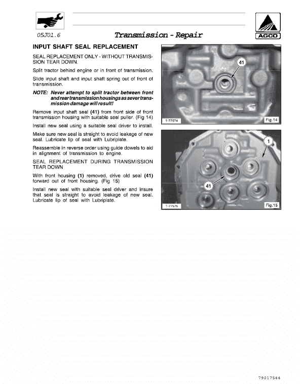 White 8310, 8410 Tractor Service Manual Workshop Guide