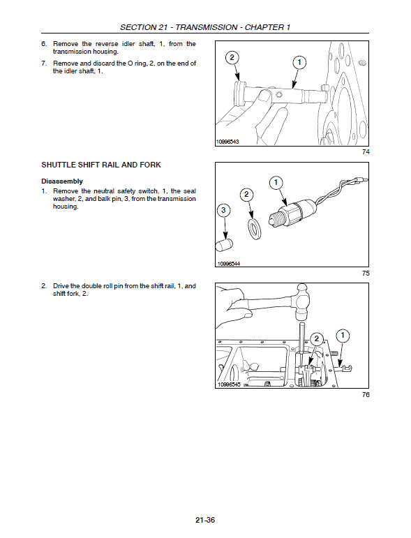 New Holland T2310, T2320, T2330 Tractor Service Manual Workshop Guide