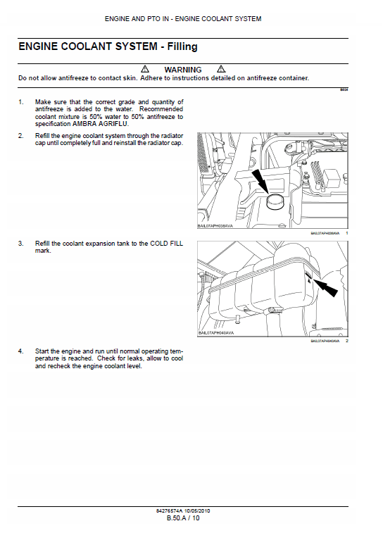 New Holland T6040, T6050, T6060, T6070 Tractor Service Manual Workshop Guide