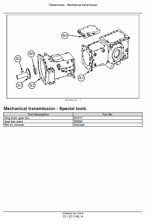 New Holland 6010, 6510, 7510 Tractor Service Manual Workshop Guide