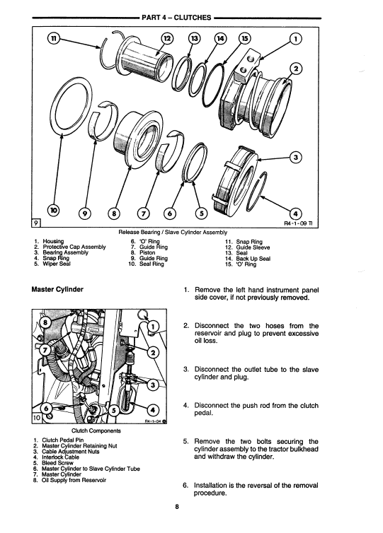 Ford 7840, 8240, 8340 Tractor Service Manual Workshop Guide
