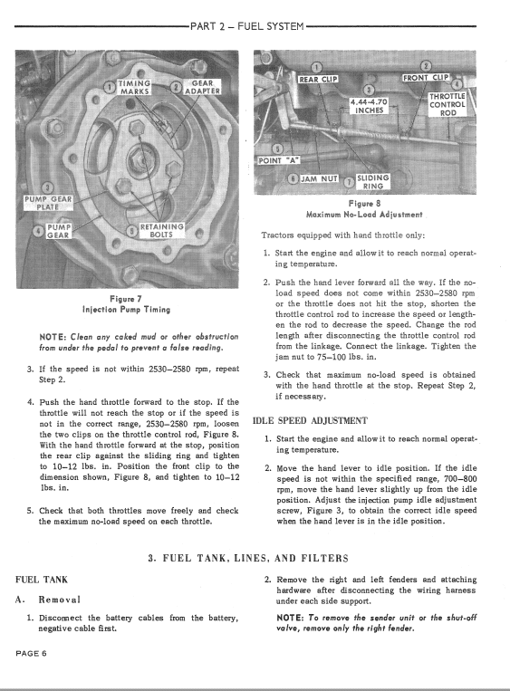 Ford 8000, 8600, 9000, 9600 Tractor Service Manual Workshop Guide