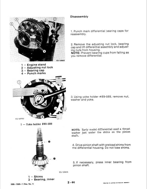 Case 5088, 5288, 5488 Tractor Service Manual Workshop Guide