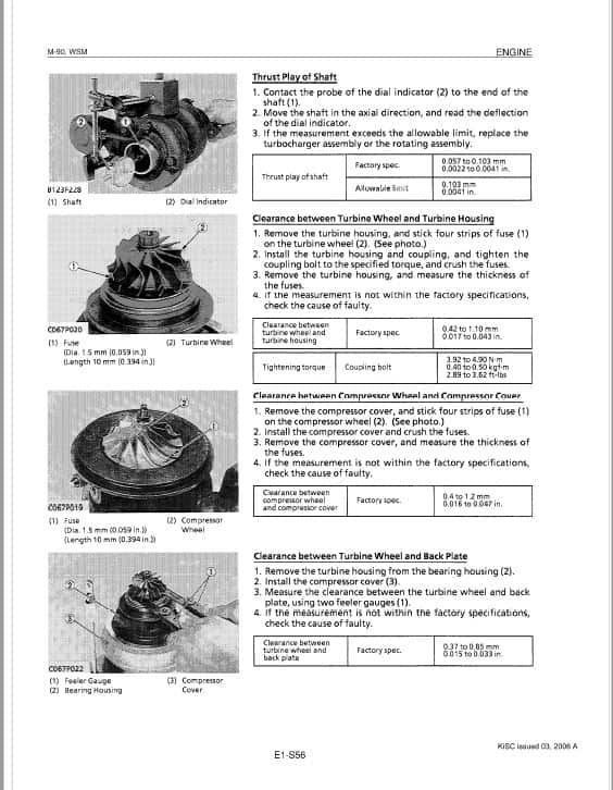 Kubota M90, M110, M120 Tractor Workshop Repair Manual