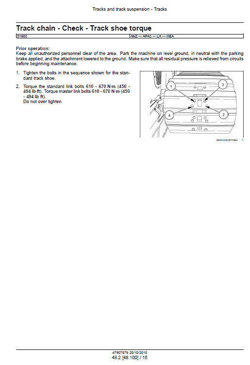 New Holland D180C Tier 2 & Tier 3 Dozer Service Manual Workshop Guide