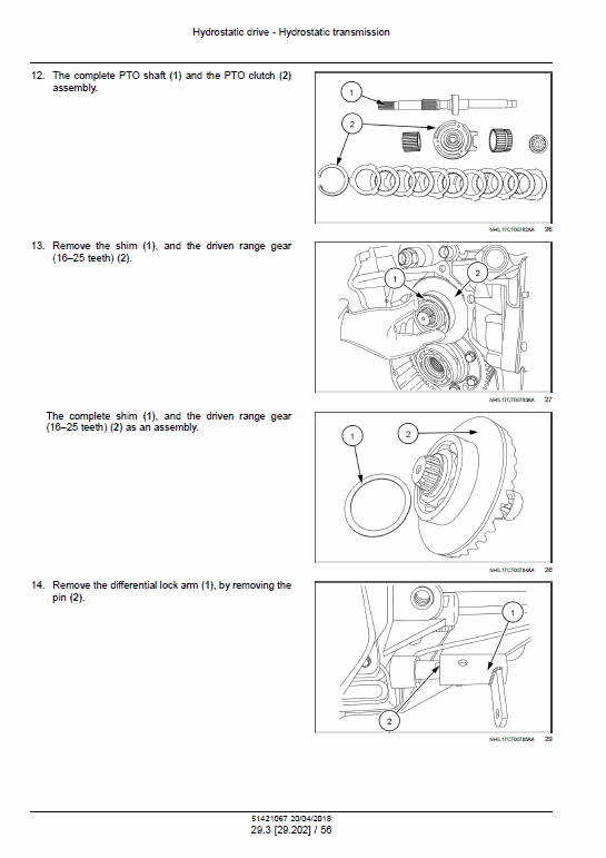 New Holland Workmaster 25S Tractor Service Manual Workshop Guide