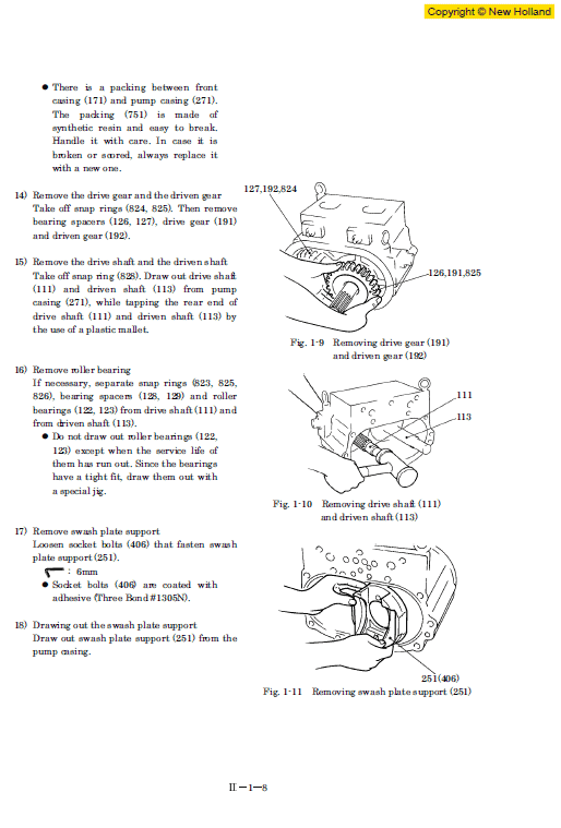 New Holland E235SR Excavator Service Manual Workshop Guide