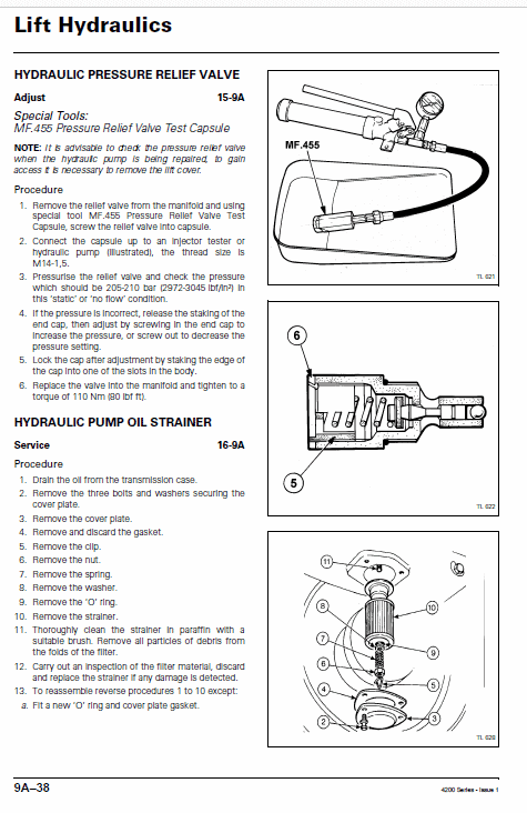 Massey Ferguson 4255, 4260, 4270 Tractor Service Manual Workshop Guide
