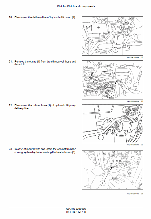 New Holland TD3.50 Tractor Service Manual Workshop Guide
