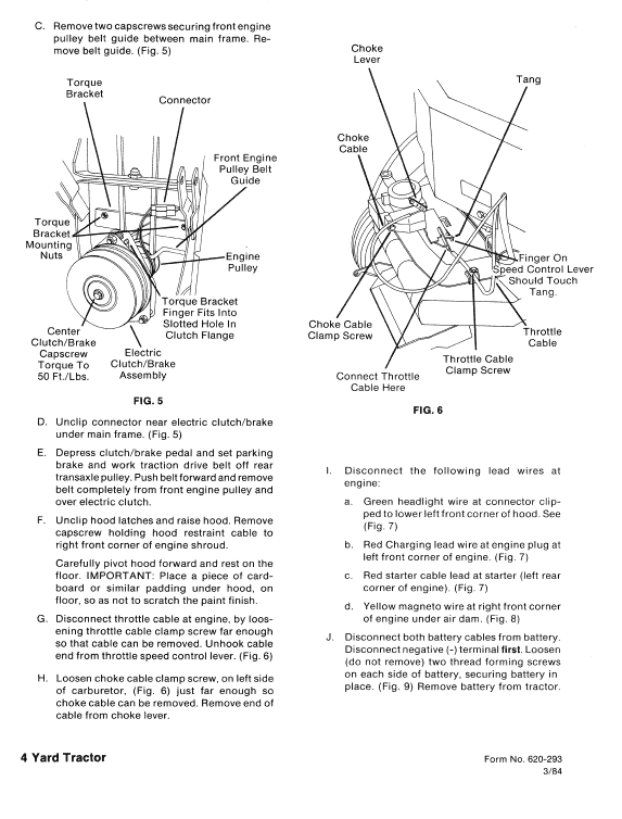 Ford YT12.5, YT14, YT16 and YT16H Yard Tractor Service Manual Workshop Guide