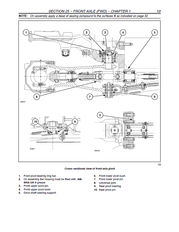 New Holland TN55D, TN65D, TN70D, TN75D Tractor Service Manual Workshop Guide