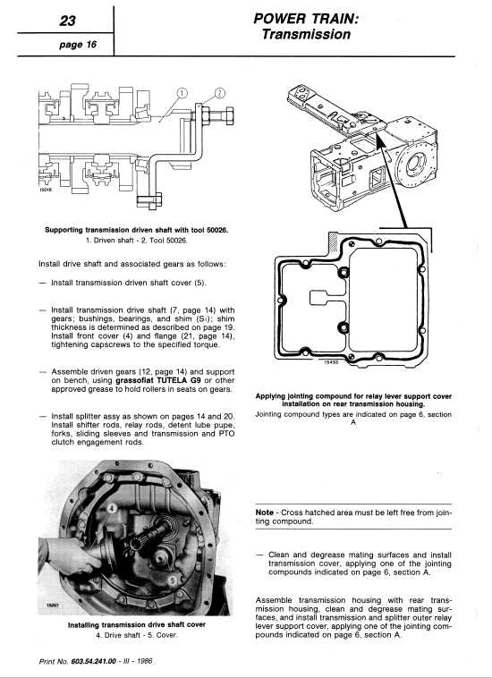 Fiat 50-90, 60-90, 70-90, 80-90, 90-90, 100-90 Tractor Service Manual Workshop Guide
