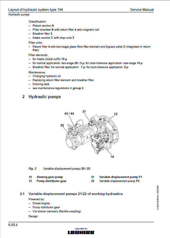 Liebherr A934C, A944C-HD, A954C-HD, R934C, R934C Litronic Service Manual