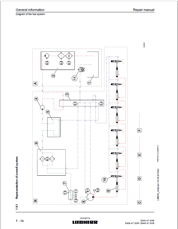 Liebherr D934 A7 SCR, D936 A7 SCR, D946 A7 SCR Engine Service Manual