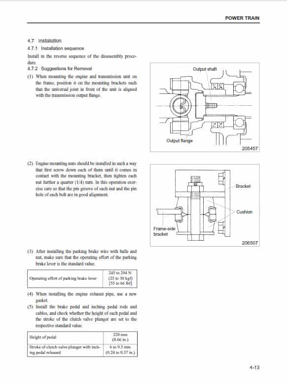CAT DP60, DP70 Forklift Lift Truck Service Manual