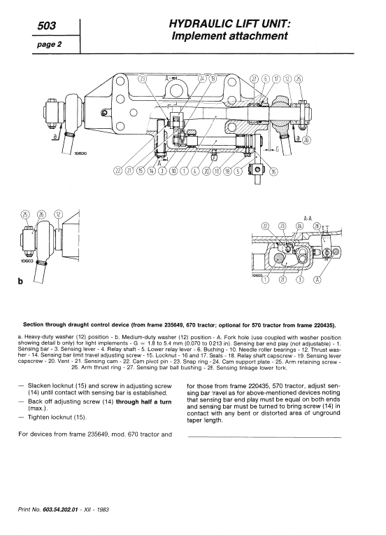 Fiat 570, 570DT, 670, 670DT Tractor Service Manual Workshop Guide