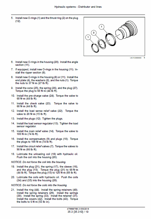 New Holland D150B Crawler Dozer Service Manual Workshop Guide