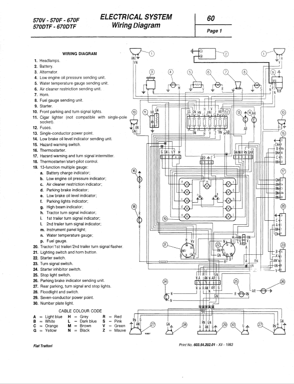Fiat 580, 580DT, 680, 680DT Tractor Service Manual Workshop Guide