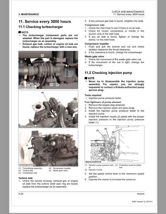 Kubota MX5200 Tractor Workshop Service Repair Manual