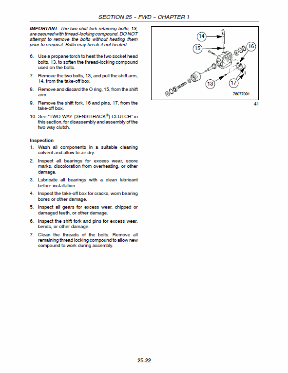 New Holland T1010, T1030, T1110 Tractor Service Manual Workshop Guide
