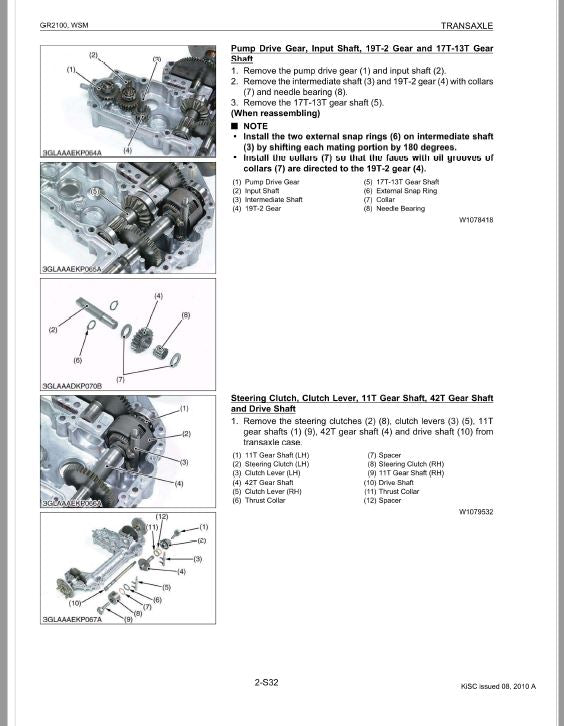 Kubota GR2100 Lawn Mower Workshop Service Repair Manual
