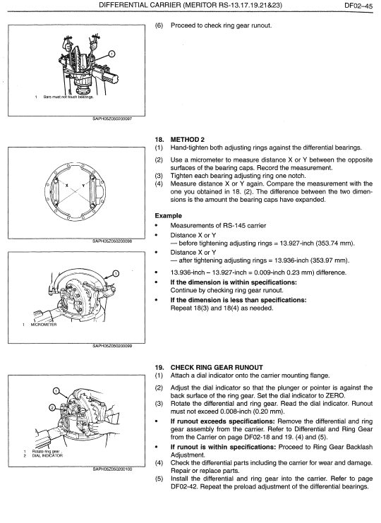 Hino 145, 165, 185, 238, 258LP, 268, 308, 338 Series Year 2009 Repair Manual Workshop Guide