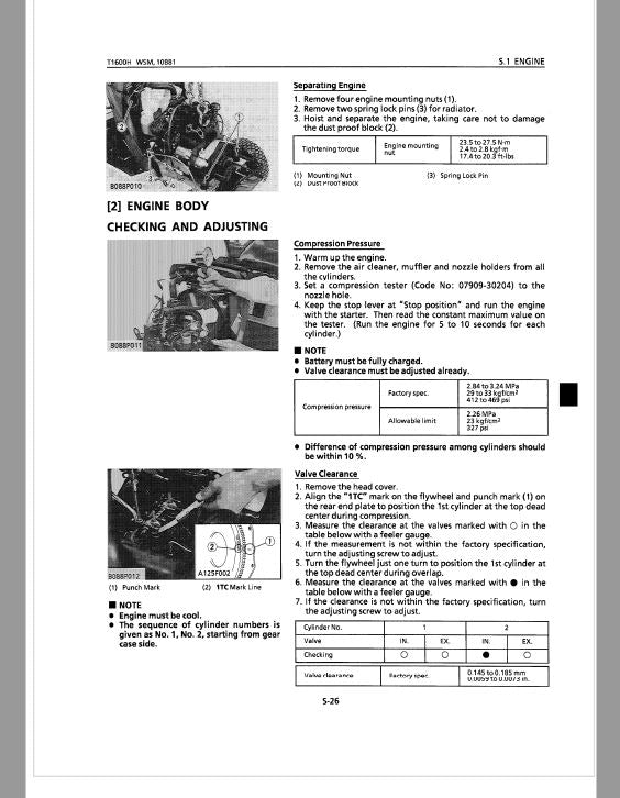 Kubota T1600H Lawn Mower Workshop Repair Manual
