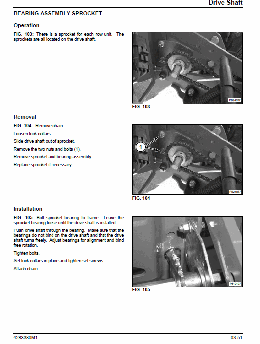 Massey Ferguson 8816, 8824 Planter Service Manual Workshop Guide