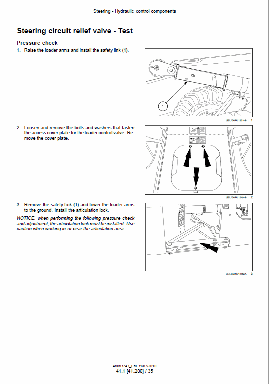 New Holland W110D Tier 2 Wheel Loader Service Manual Workshop Guide