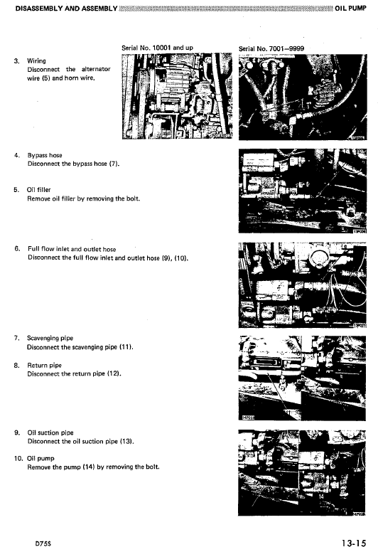 Komatsu D75S-3 Dozer Service Manual Workshop Guide