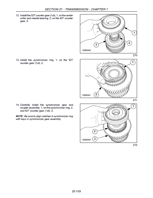 New Holland T2410, T2420 Tractor Service Manual Workshop Guide