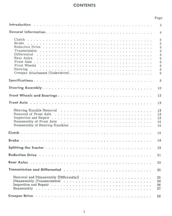 Cub Cadet 70 and 100 Tractor Service Manual Workshop Guide