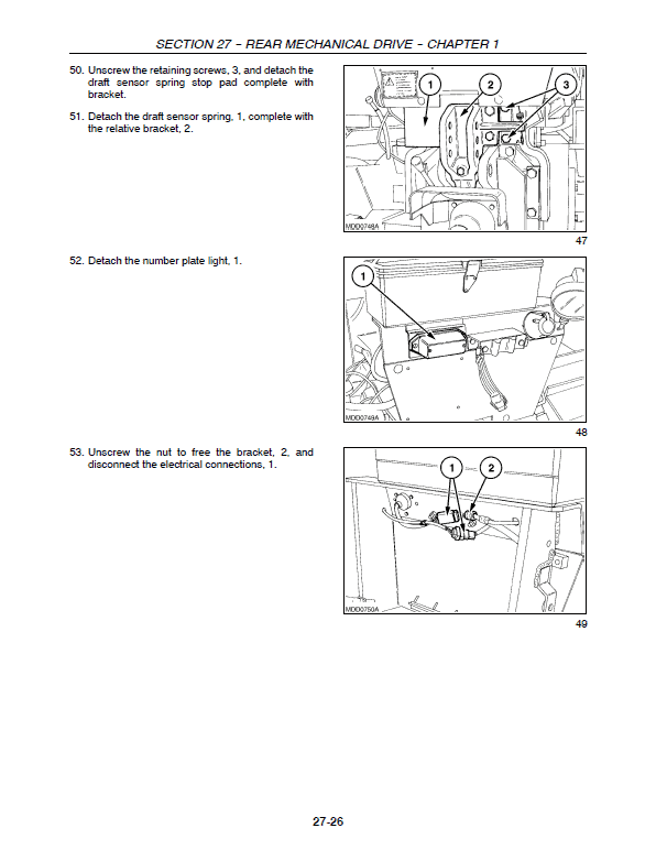 New Holland TK75VA, TK80A, TK80MA Tractor Service Manual Workshop Guide