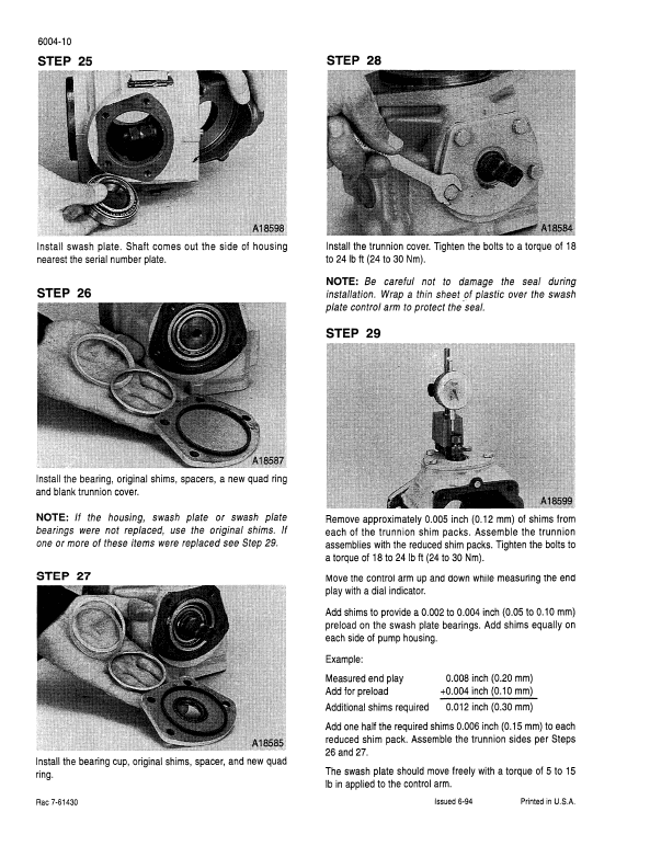Case 1838 Uni-Loader SkidSteer Service Manual Workshop Guide