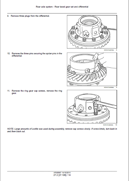 Case 580N EP Backhoe Loader Service Manual Workshop Guide
