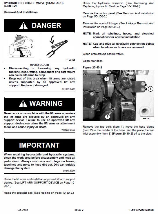 Bobcat T650 Loader Repair Service Manual Workshop Guide