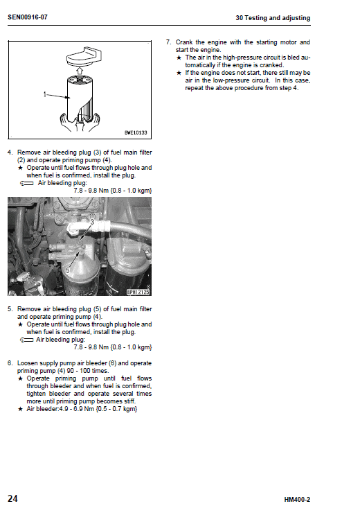 Komatsu HM400-2 Dump Truck Service Manual Workshop Guide